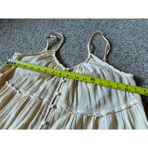 By Anthropologie Ombre Sunrise Tiered Maxi Dress Sundress Boho Bohemian Beach - Picture 3 of 7